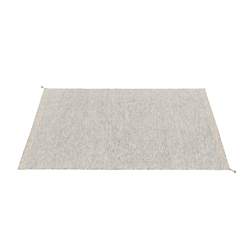 Recycled polyester Ply rug – 240 x 170 cm – Black and white - Muuto