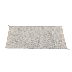 Tapis Ply en polyester recyclé – 85 x 140 cm – Noir et blanc - Muuto