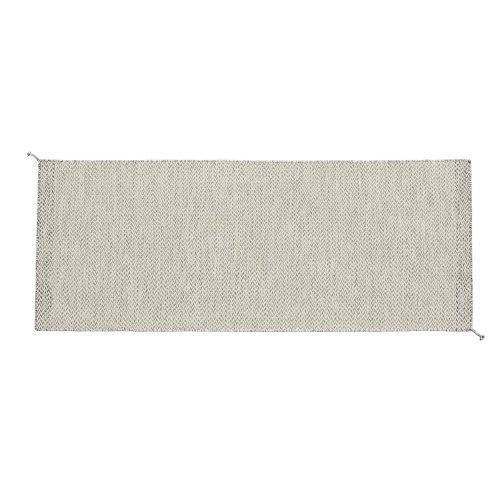 Recycled polyester Ply rug – 80 x 200 cm – Off-white - Muuto