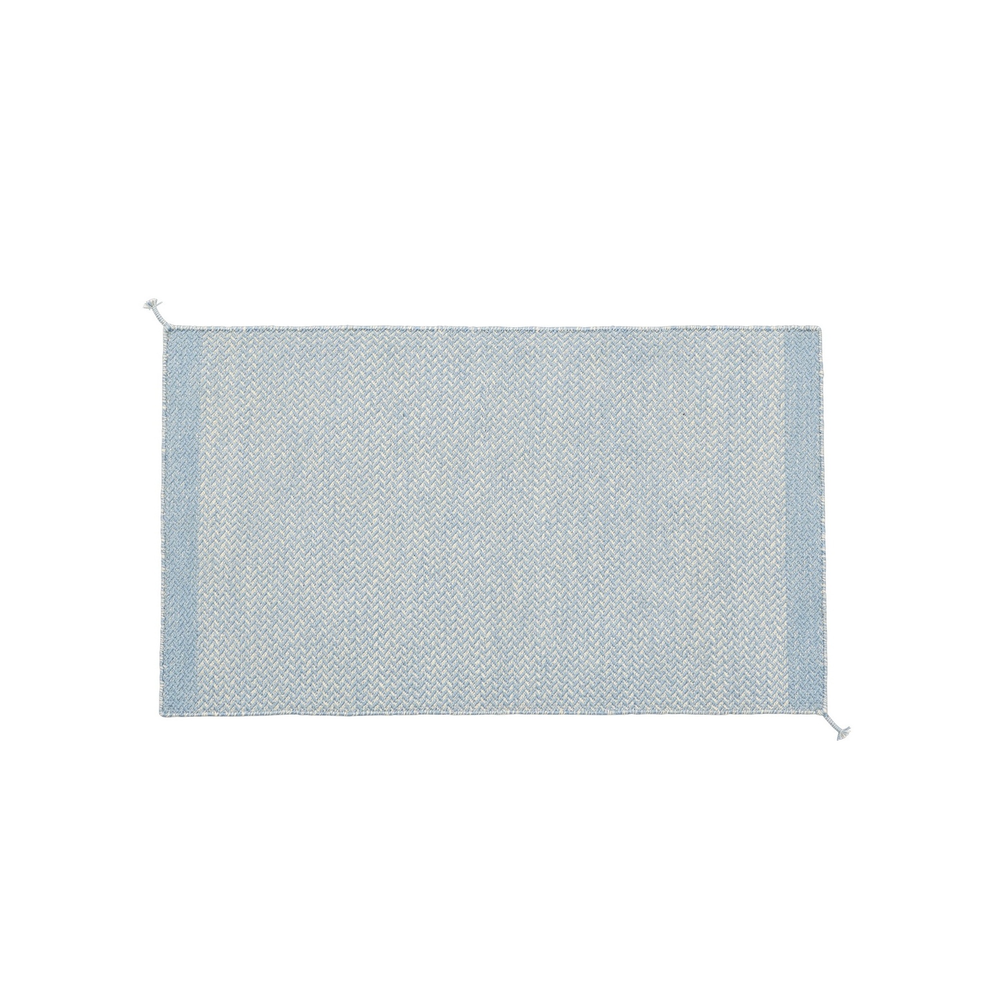 Recycled polyester Ply rug – 85 x 140 cm – Light blue - Muuto