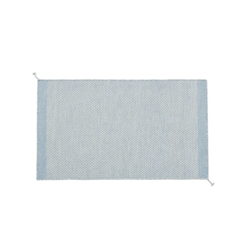 Recycled polyester Ply rug – 85 x 140 cm – Light blue - Muuto