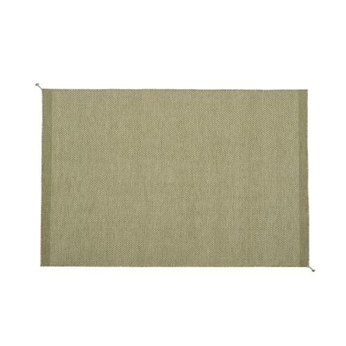 Recycled polyester Ply rug – 240 x 170 cm – Moss green - Muuto