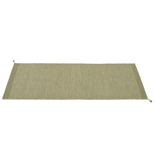 Recycled polyester Ply rug – 80 x 200 cm – Moss green - Muuto