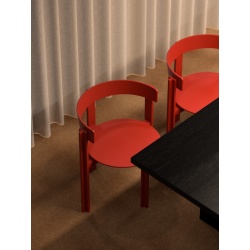 Karakter – Principal Chair, Red painted beech