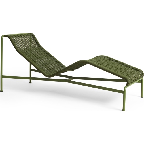 HAY – Palissade Cord Chaise longue, Olive