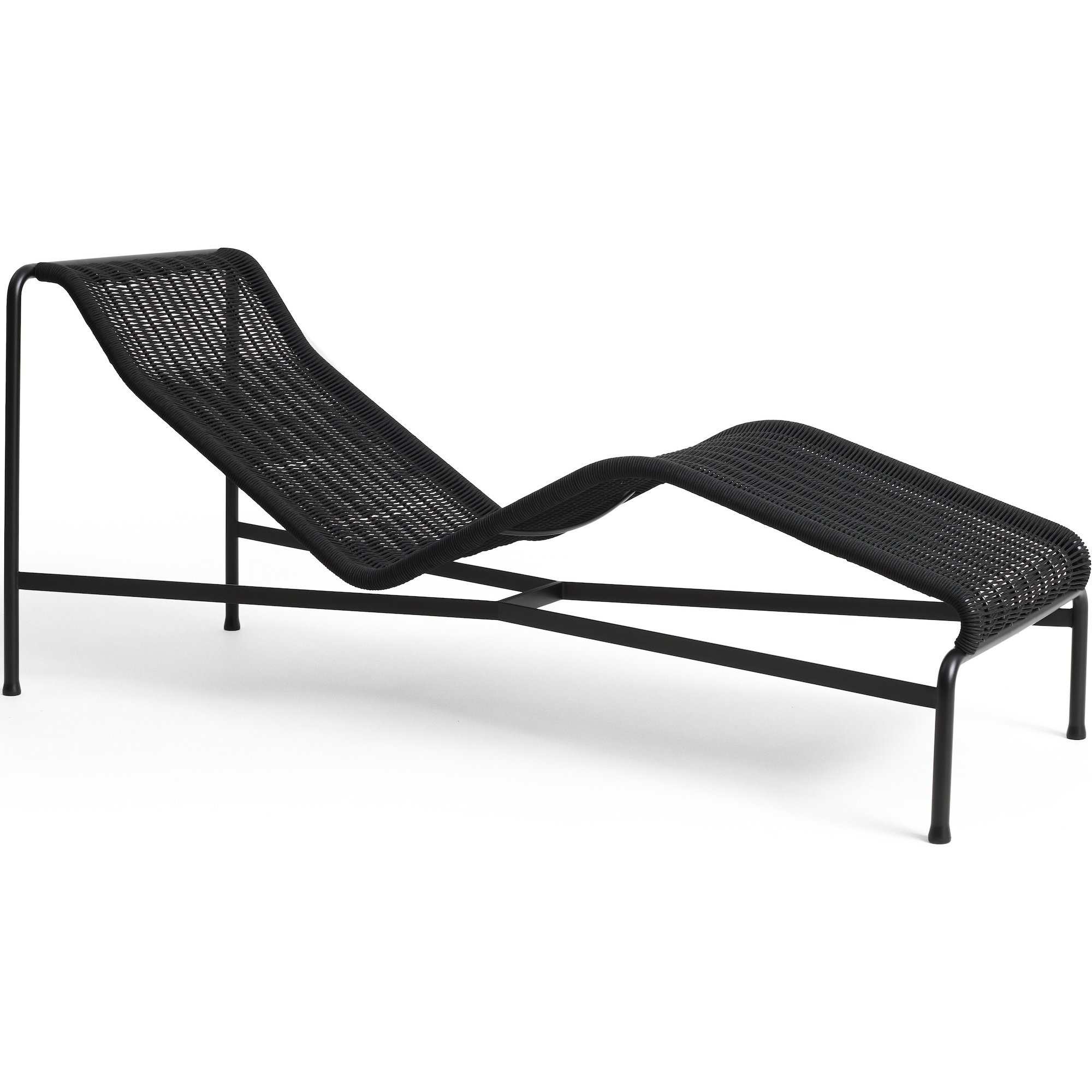 HAY – Chaise longue Palissade Cord, Anthracite