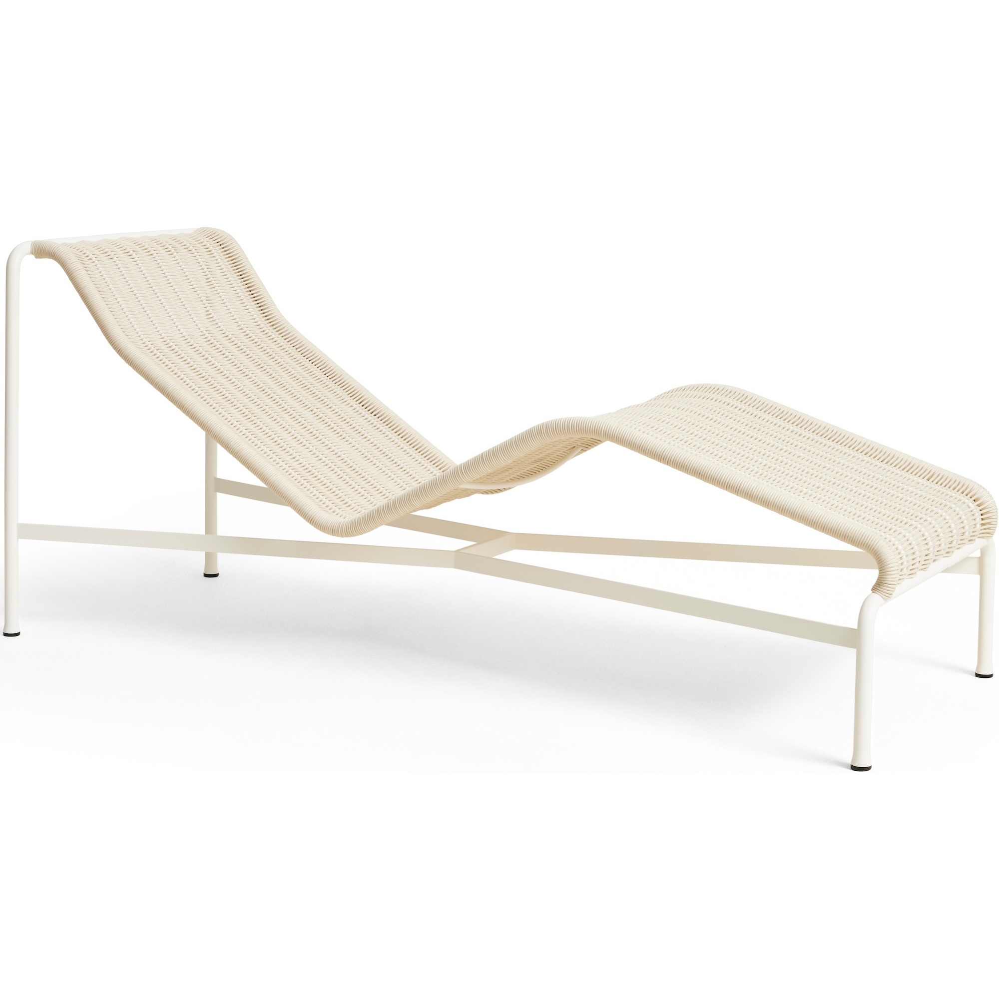 HAY – Chaise longue Palissade Cord, Cream white