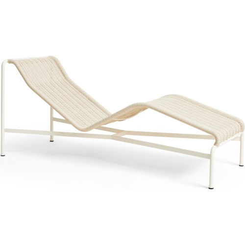 HAY – Palissade Cord Chaise longue, Cream white