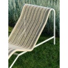 HAY – Chaise longue Palissade Cord, Cream white