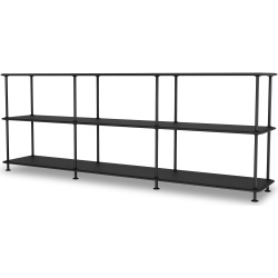 Montana Free without additional shelf, black – W203,4 x H75,8 cm