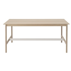 Table haute 115 x 240 cm H105 - chêne / placage chêne - Linear System - Muuto