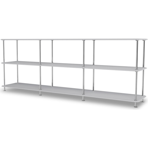 Montana Free without additional shelf, fjord and chrome – W203,4 x H75,8 cm