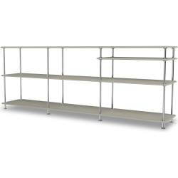 Montana Free with additional shelf, fennel and chrome – W203,4 x H75,8 cm