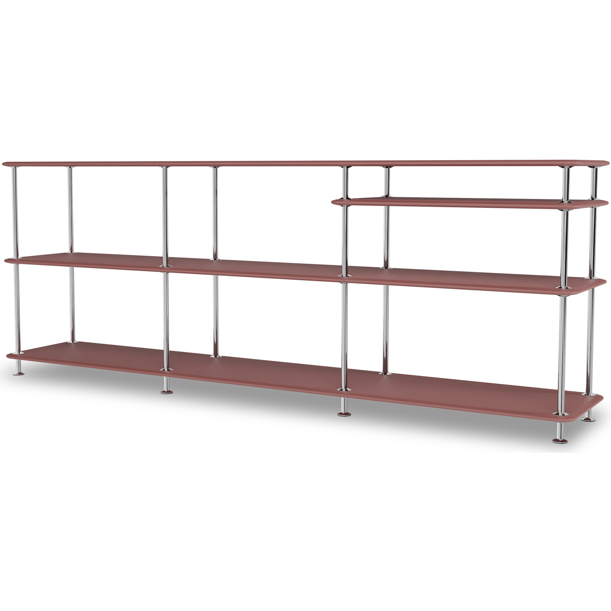 Montana Free with additional shelf, massala and chrome – W203,4 x H75,8 cm