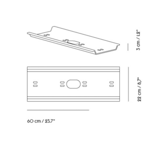 Chemin de câble Linear System - Muuto