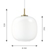 Louis Poulsen – VL45 Radiohus pendant Ø250mm, yellow