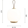 Louis Poulsen – VL45 Radiohus portable lamp, pale rose