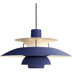 Louis Poulsen – PH5 pendant, monochrome dusty indigo