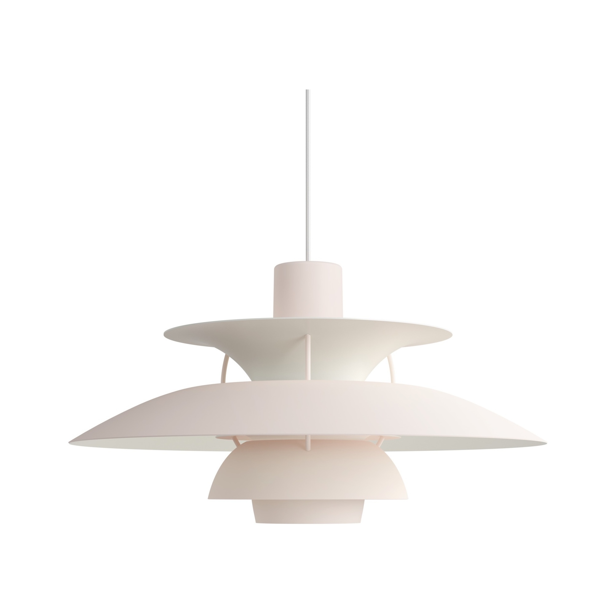 Louis Poulsen – PH5 pendant, monochrome pale blush