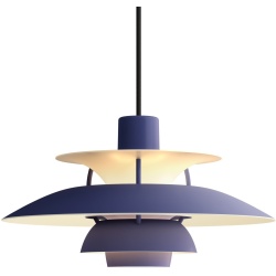 Louis Poulsen – PH5 mini pendant, monochrome dusty indigo