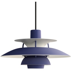 Louis Poulsen – PH5 mini pendant, monochrome dusty indigo