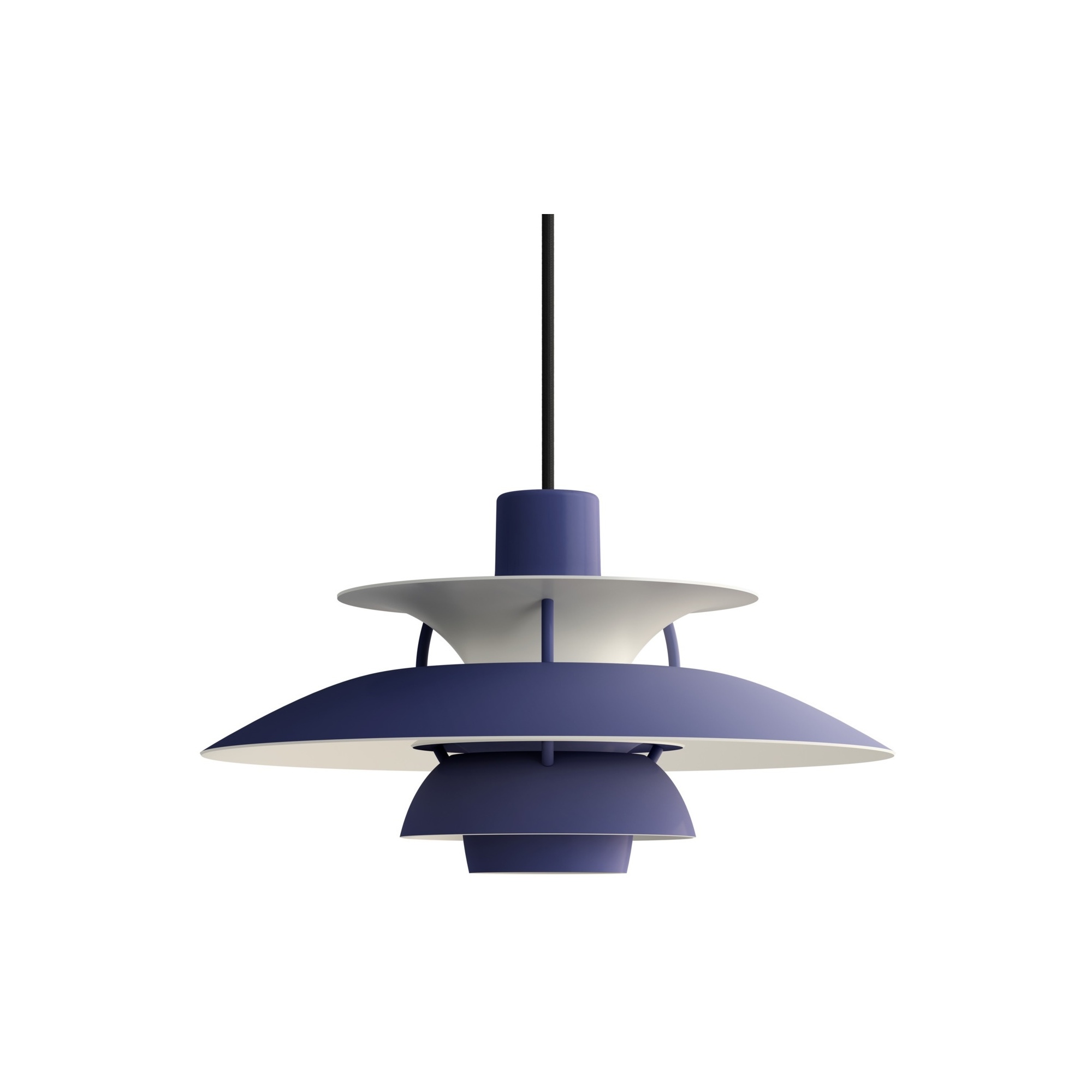 Louis Poulsen – PH5 mini pendant, monochrome dusty indigo