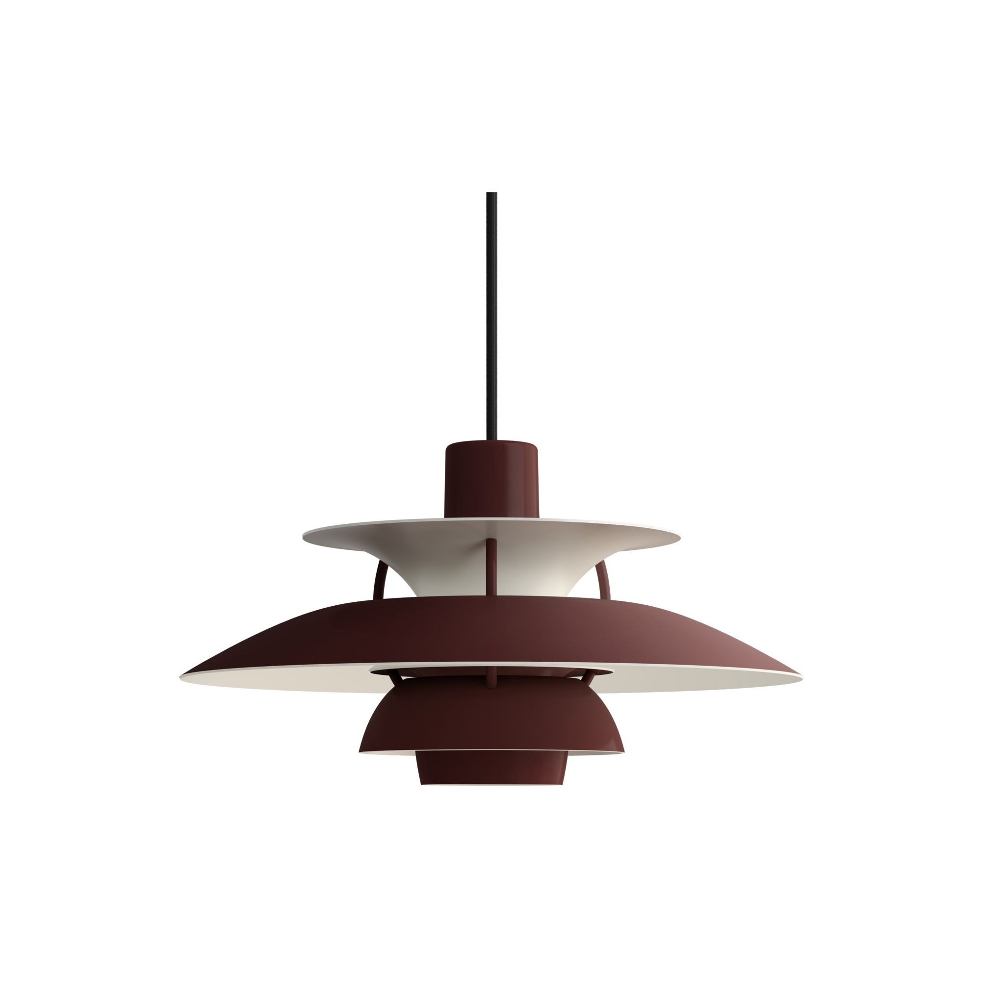 Louis Poulsen – PH5 mini pendant, monochrome burgundy