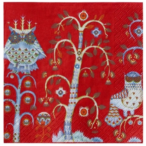 Taika rouge - Iittala - Serviettes en papier