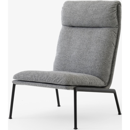 &Tradition – Muno LN16 lounge chair high back in quick delivery, Hallingdal 0126 + warm black base