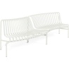 HAY – Palissade park set of 2 dining benches in out, cream white