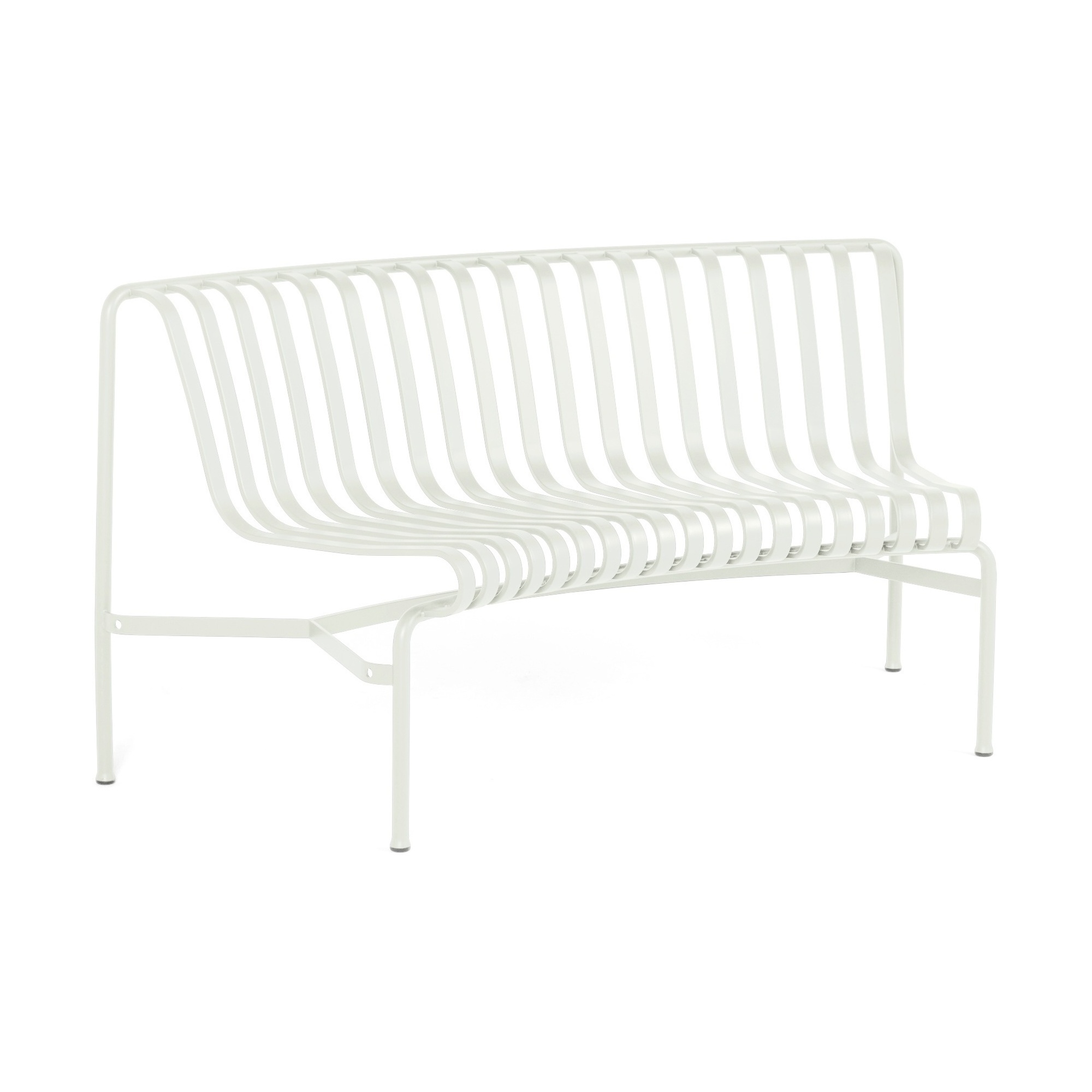 HAY – Palissade park dining bench in, cream white