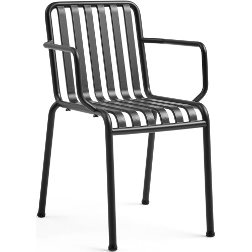 HAY – Chaise avec accoudoirs Palissade, anthracite