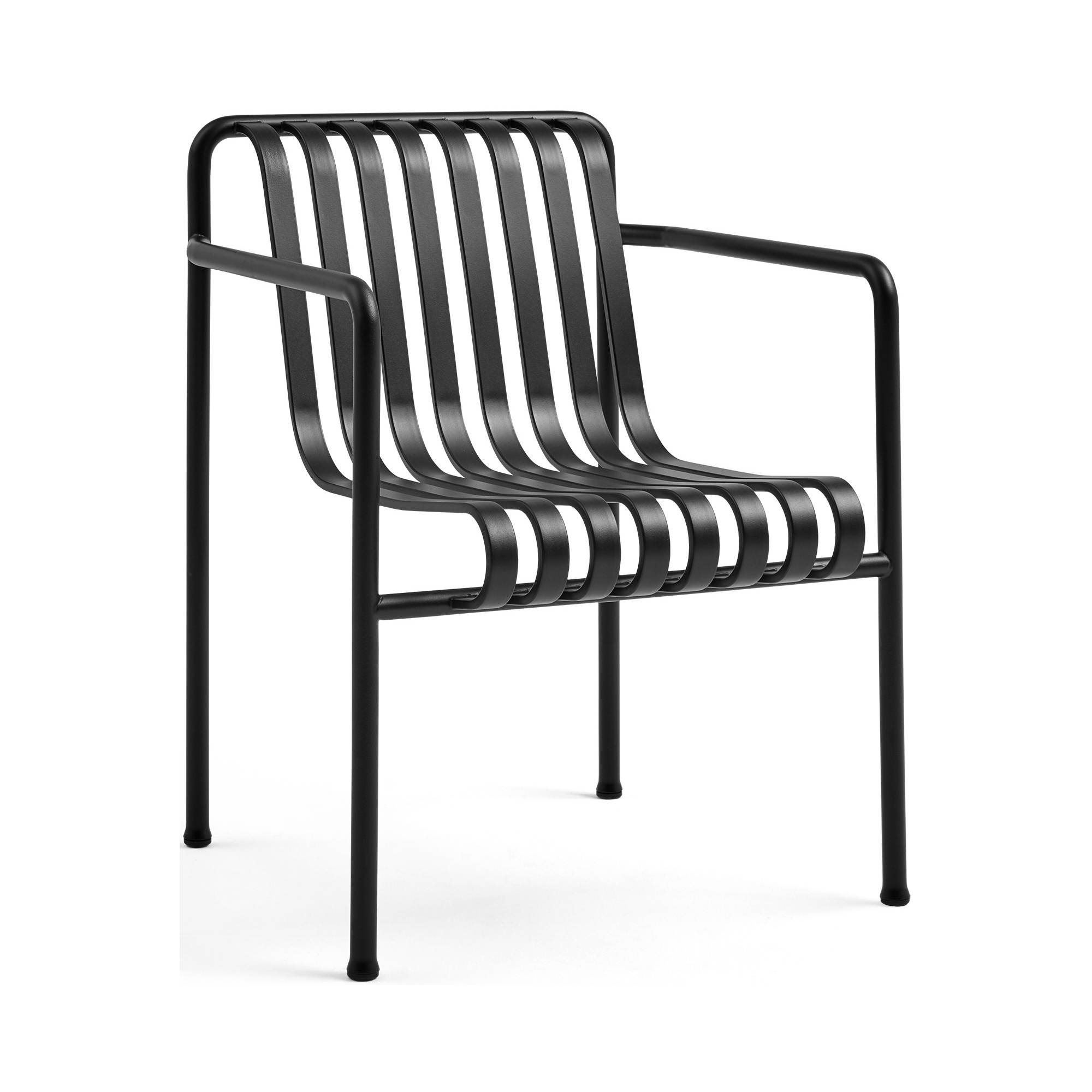 Dining armchair - Palissade anthracite - HAY