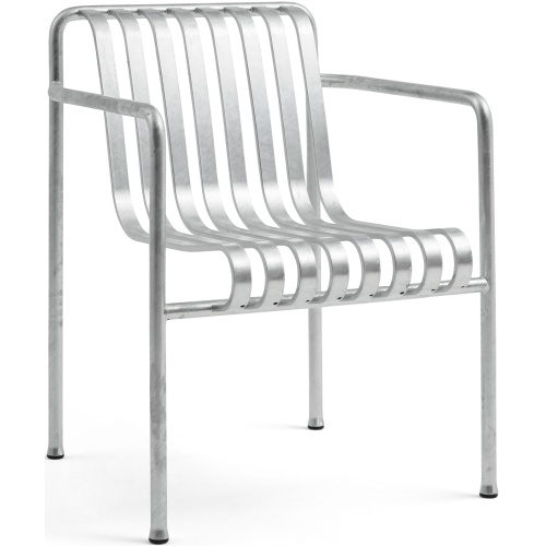 Dining armchair - Palissade galvanised - HAY