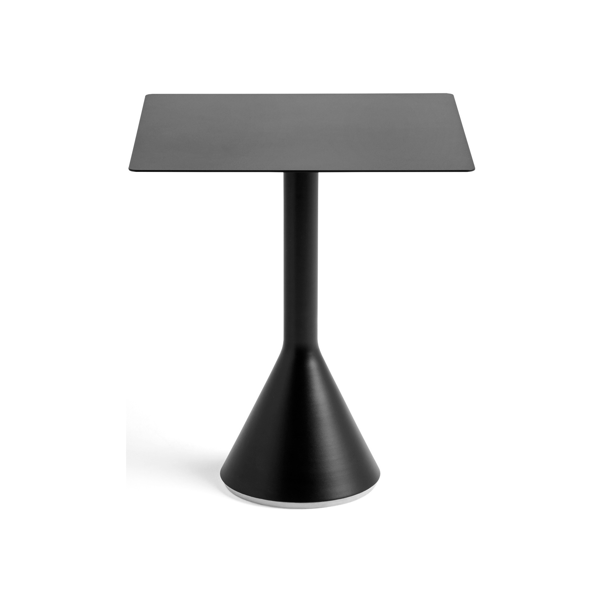 65 x 65 cm cone table - Palissade anthracite - HAY