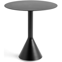 table cône Ø70 cm - Palissade anthracite - HAY