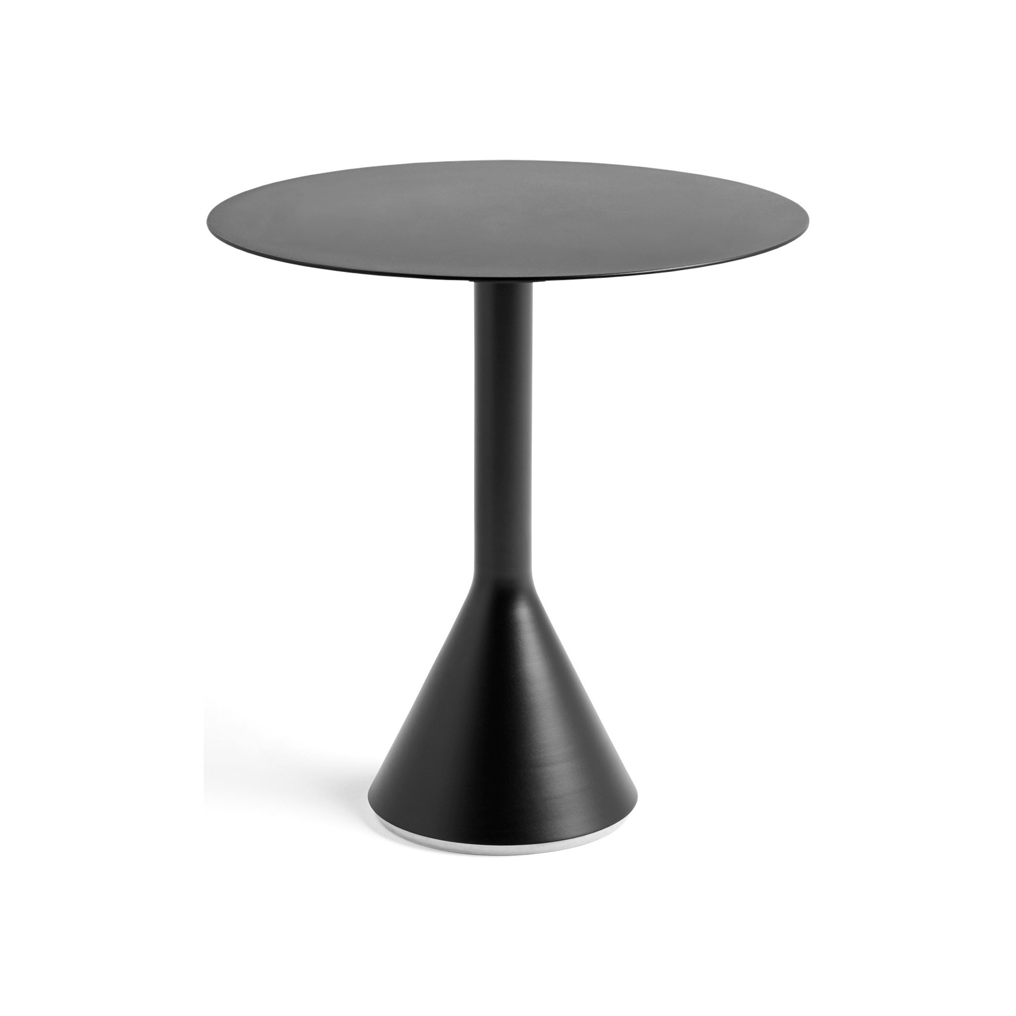 Ø70 cm cone table - Palissade anthracite - HAY