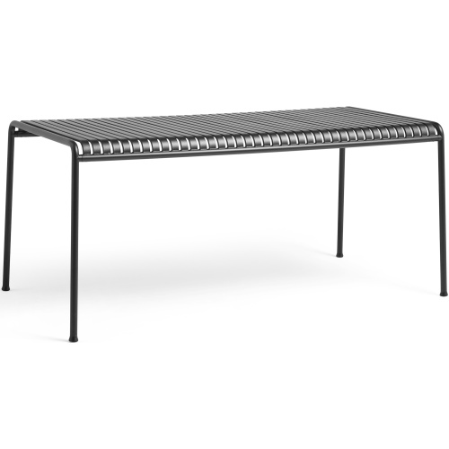 170 x 90 x H75 cm dining table - Palissade anthracite - HAY