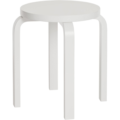 blanc / blanc - Stool E60 - édition classique - Artek