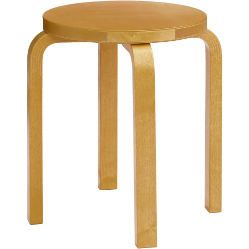 honey stained birch - Stool E60 - Artek