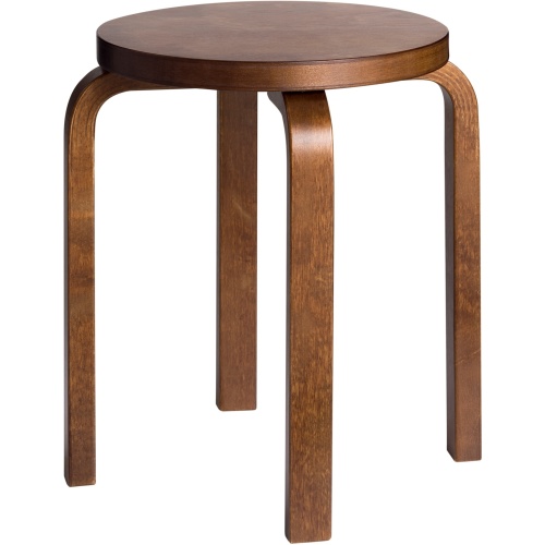 bouleau teinté noyer - Stool E60 - Artek