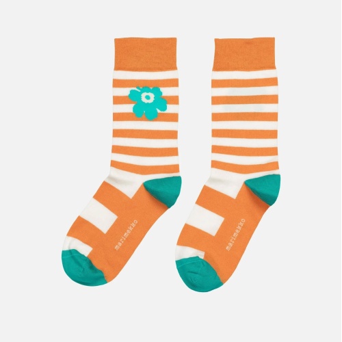 Chaussettes Kasvaa Multi Tasaraita Unikko - 634 - Marimekko