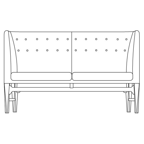 2-seater - Mayor sofa - AJ6 - &Tradition