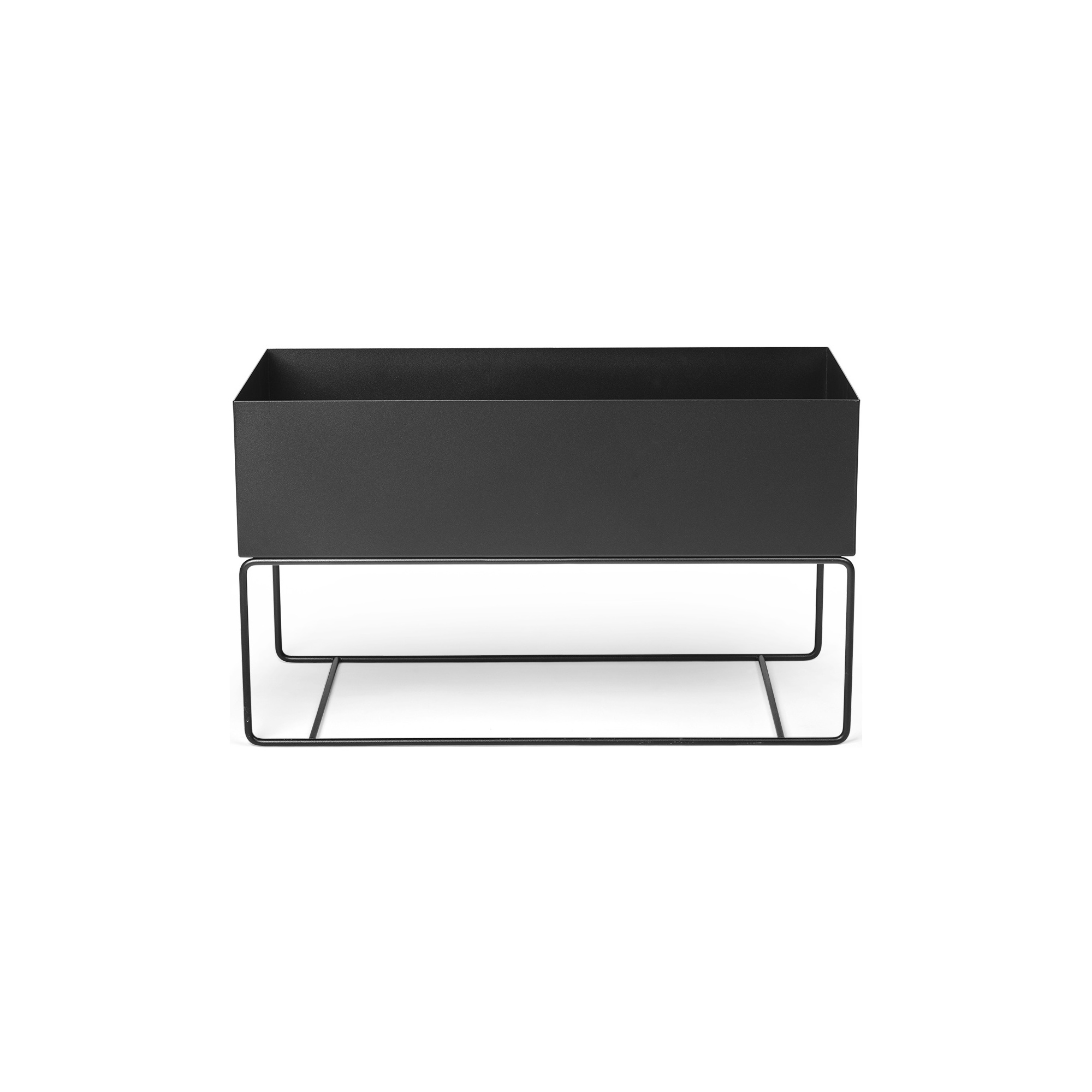 Ferm Living – Plant Box large low, black