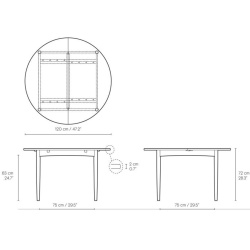 Carl Hansen & Søn – BM0121 table