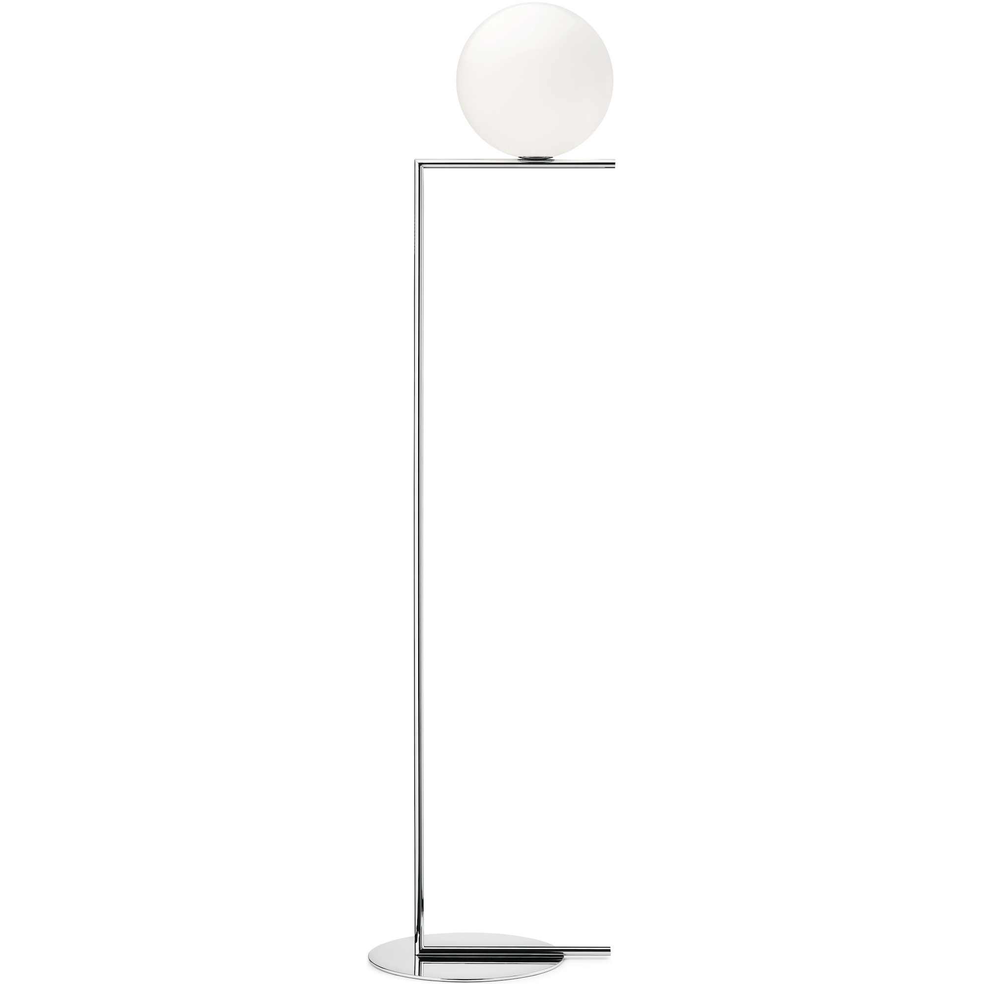 Flos – IC F2 floor lamp, chrome (F3174057)