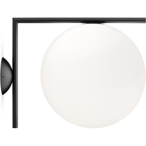 Flos – IC C/W2 wall / ceiling lamp, black (F3179030)