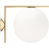 Flos – IC C/W2 wall / ceiling lamp, brass (F3179059)