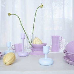 Nappula candleholder - light lilac - H10,7cm - Iittala