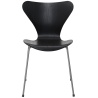 Series 7 chair (n°3107) – Black / Silver Grey – Coloured ash – Fritz Hansen